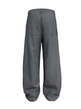 Baggy Deconstructed Tailored Pants