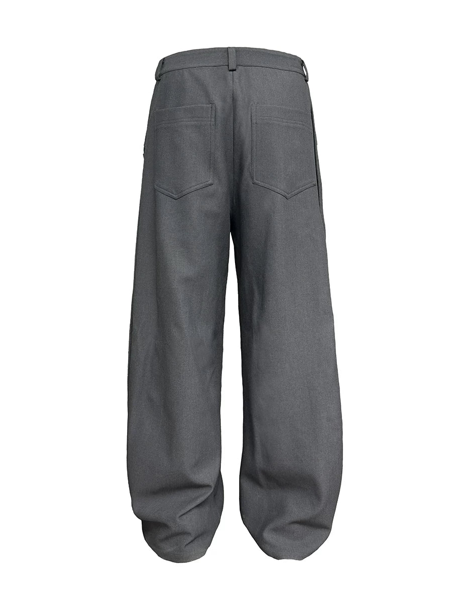 Baggy Deconstructed Tailored Pants