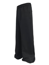 Flared Space Cotton Sweatpants With Pockets