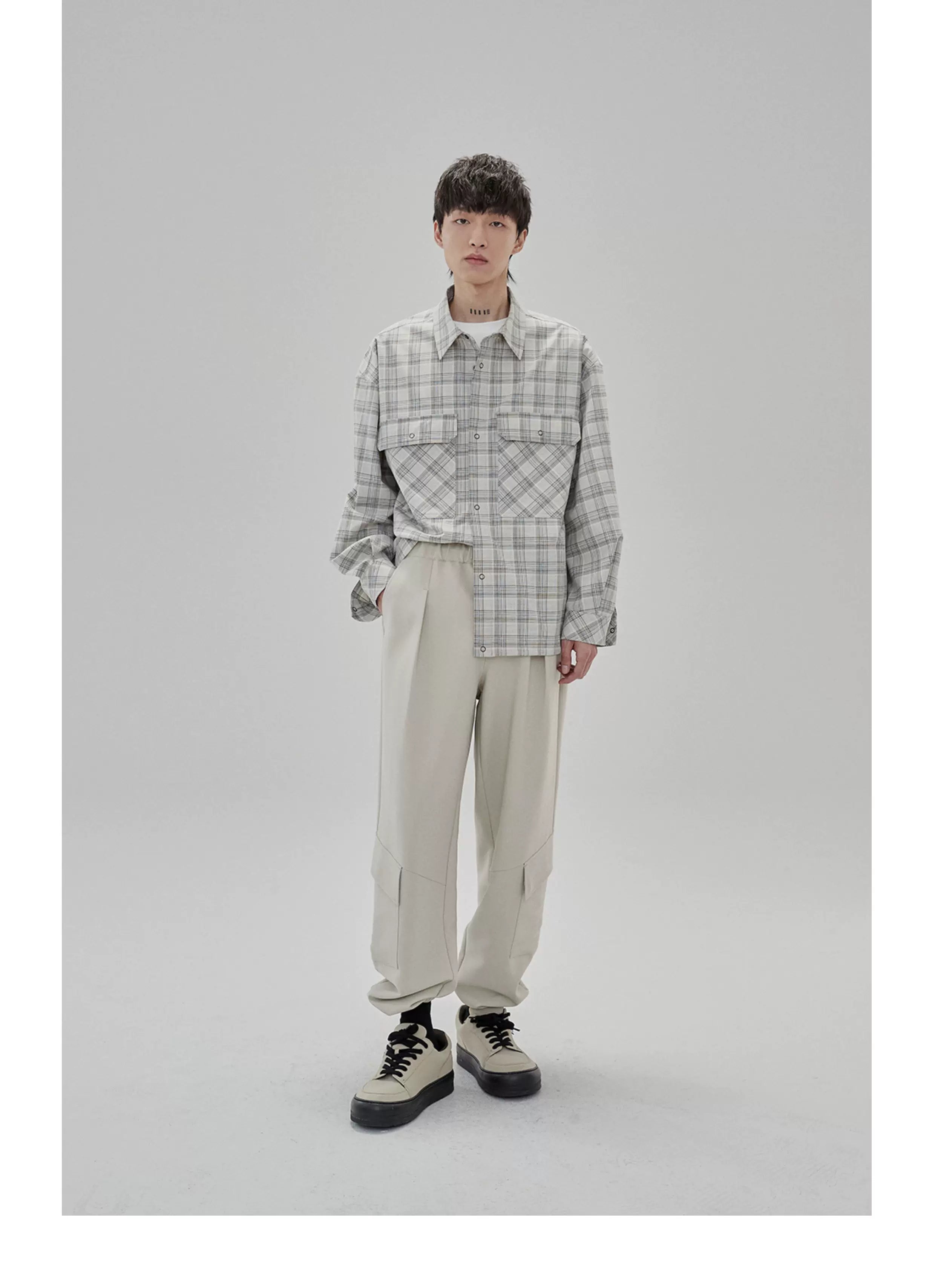 Tapered Drawstring Pocket Cargo Pants