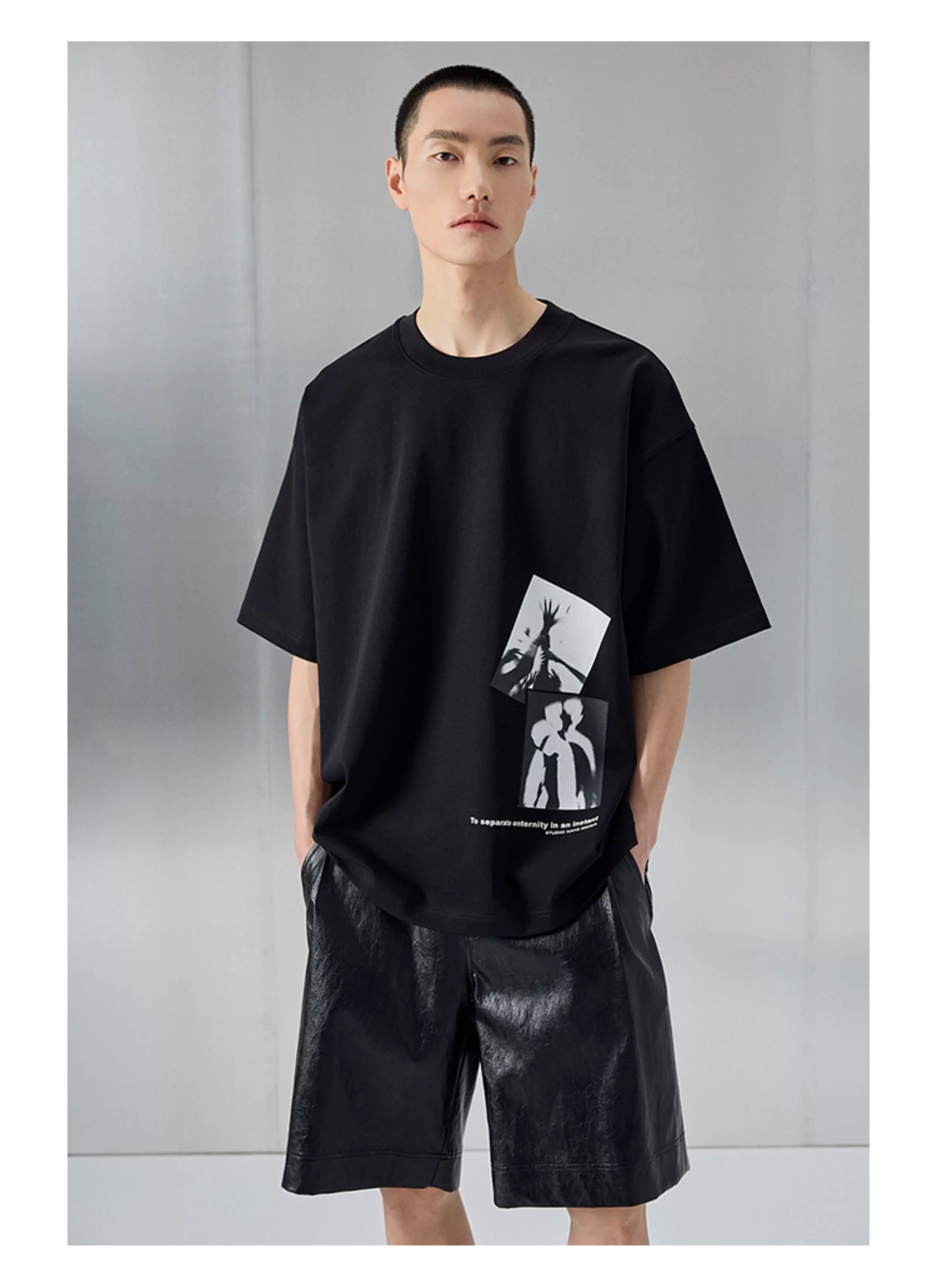 Oversized Heavyweight Double Yarn Printed Tee