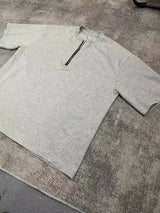 Half Zip Short Sleeve Cleanfit Tee