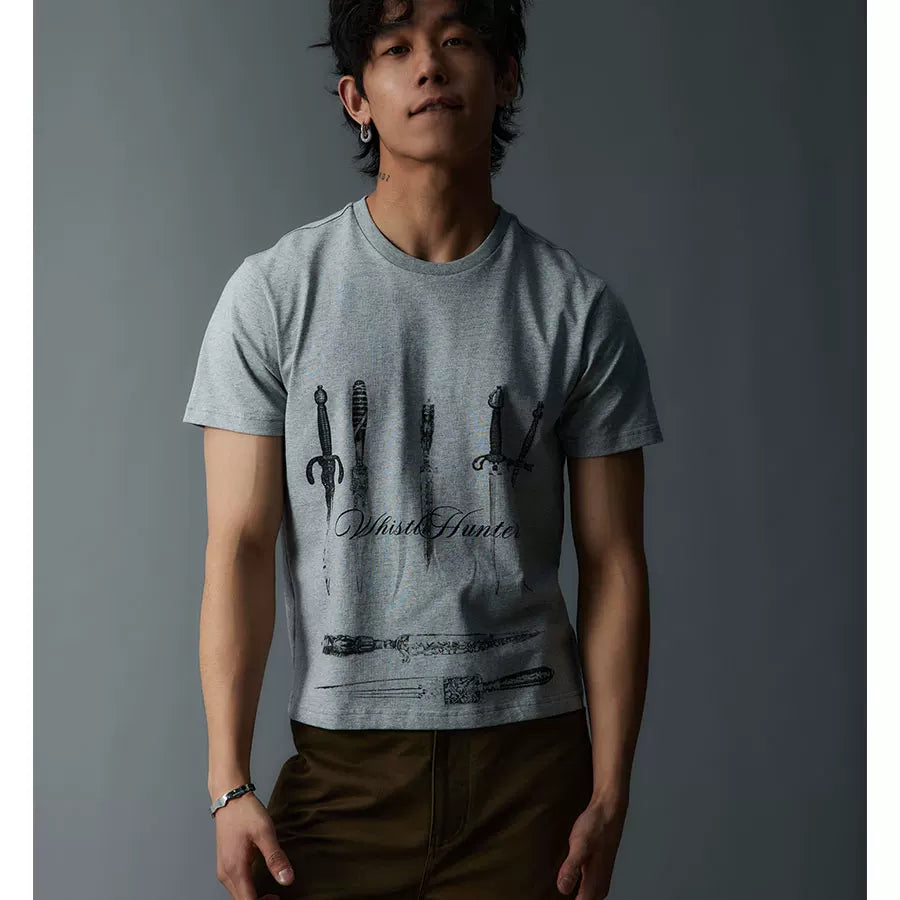 Slim Fit Vintage Print Tee