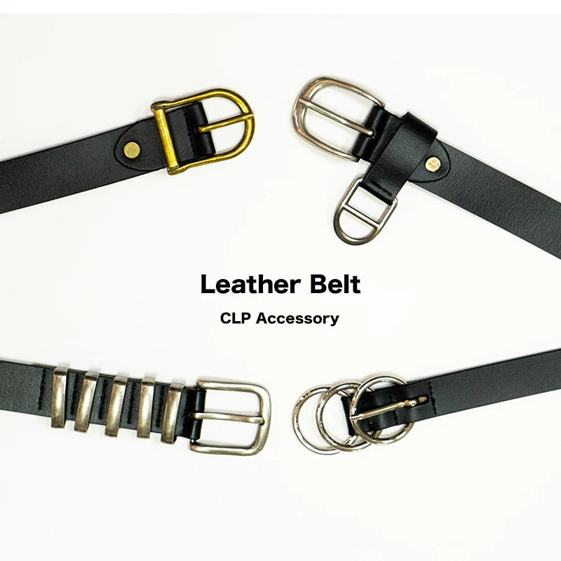 Men's Genuine Leather Buckle Belt