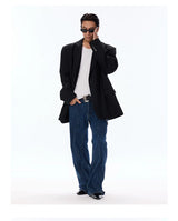 Oversized Structured Wool Blend Blazer