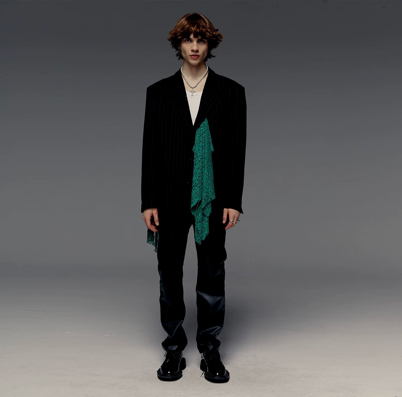 Lace Unisex Oversized Blazers