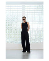 Y2K Black Devil Wings Slim Tank