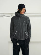 Men's Heated Zip Hooded Fleece Jacket