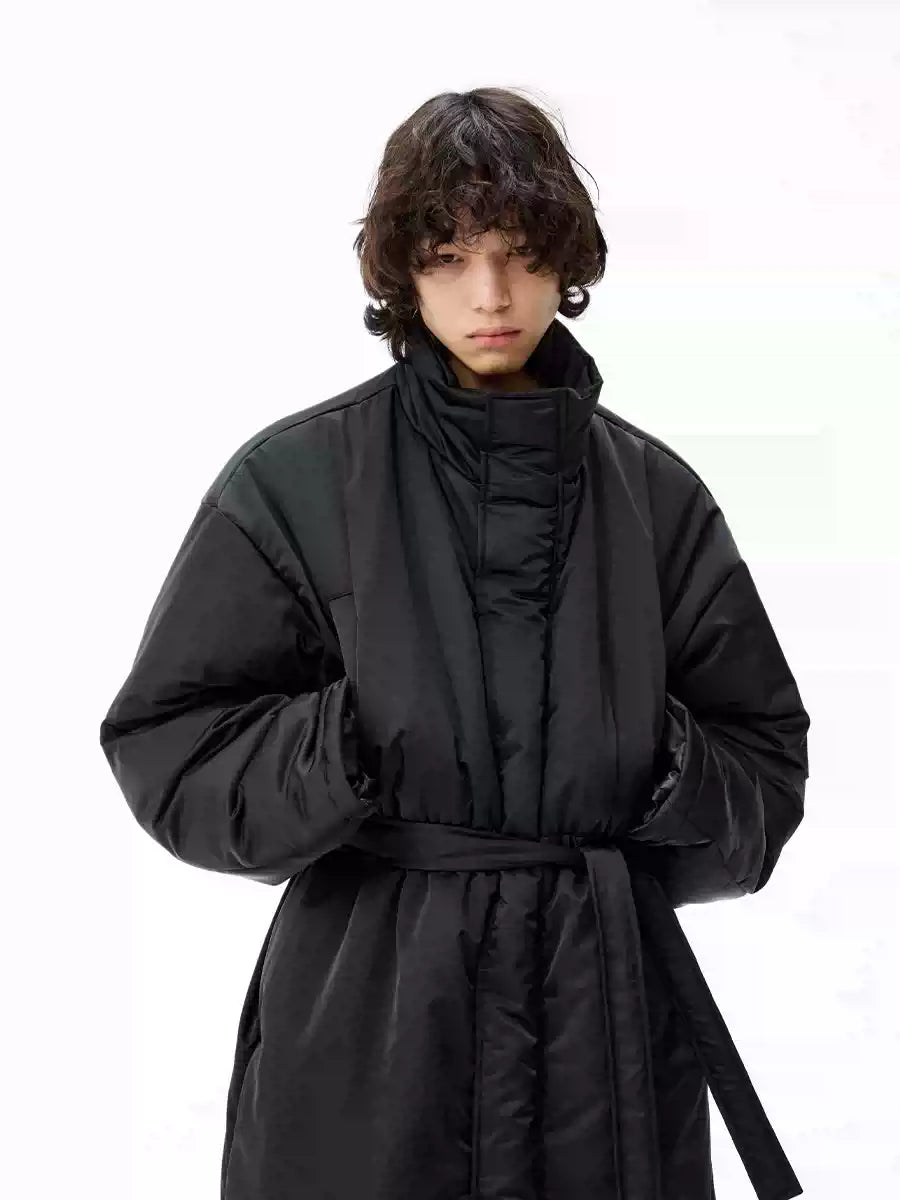 Waist-Cinched 3M Padded Parka