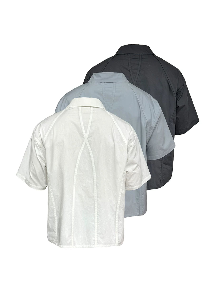 Fence Short Sleeve Cotton Shirt