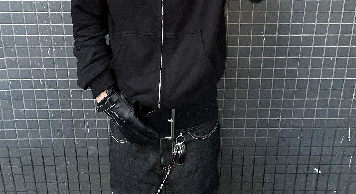 Slim Fit Beaded Heavyweight Hoodie