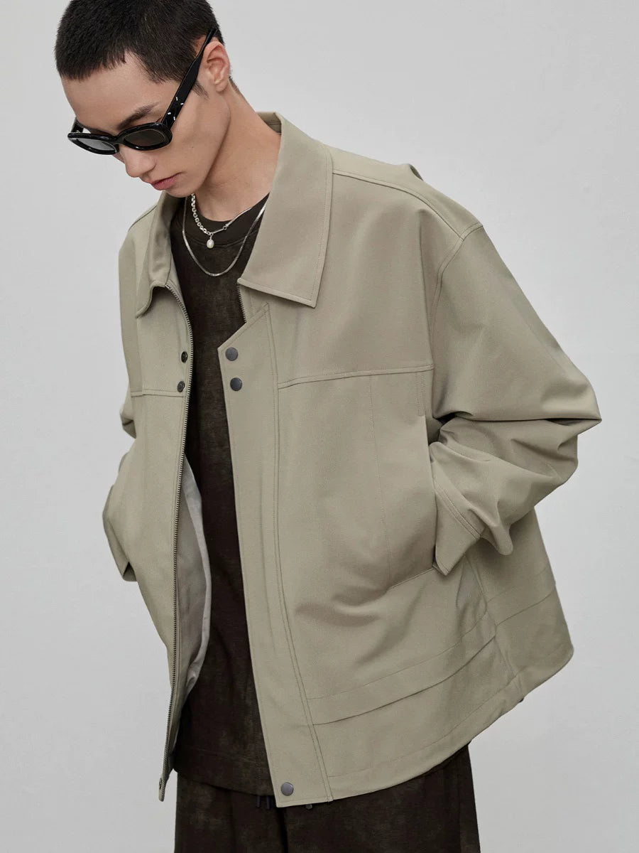 Square Collar Boxy Jacket