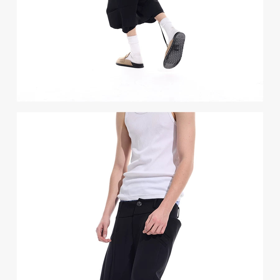 Cropped Pocketed Sashed Curved Hem Shorts