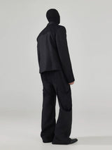 Men's Casual Slim Asymmetric Lace Blazer