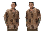 Sketch Portrait Cuban Collar Hawaiian Shirt