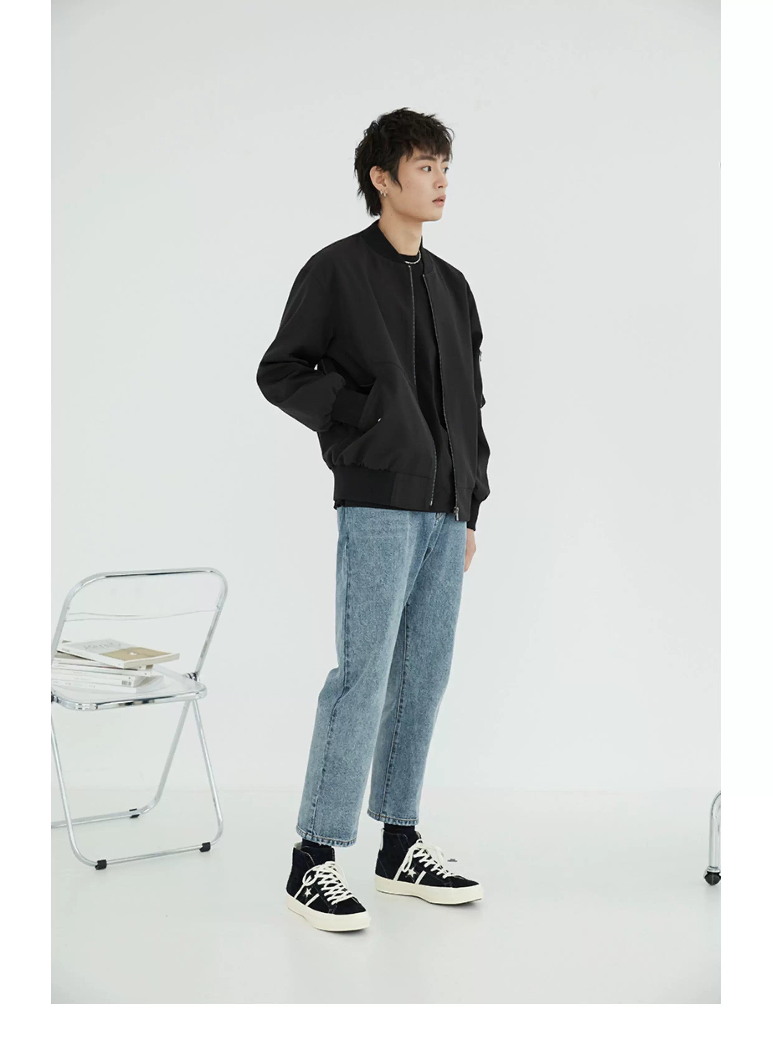 Long-Sleeved Mercerized Combed Tee