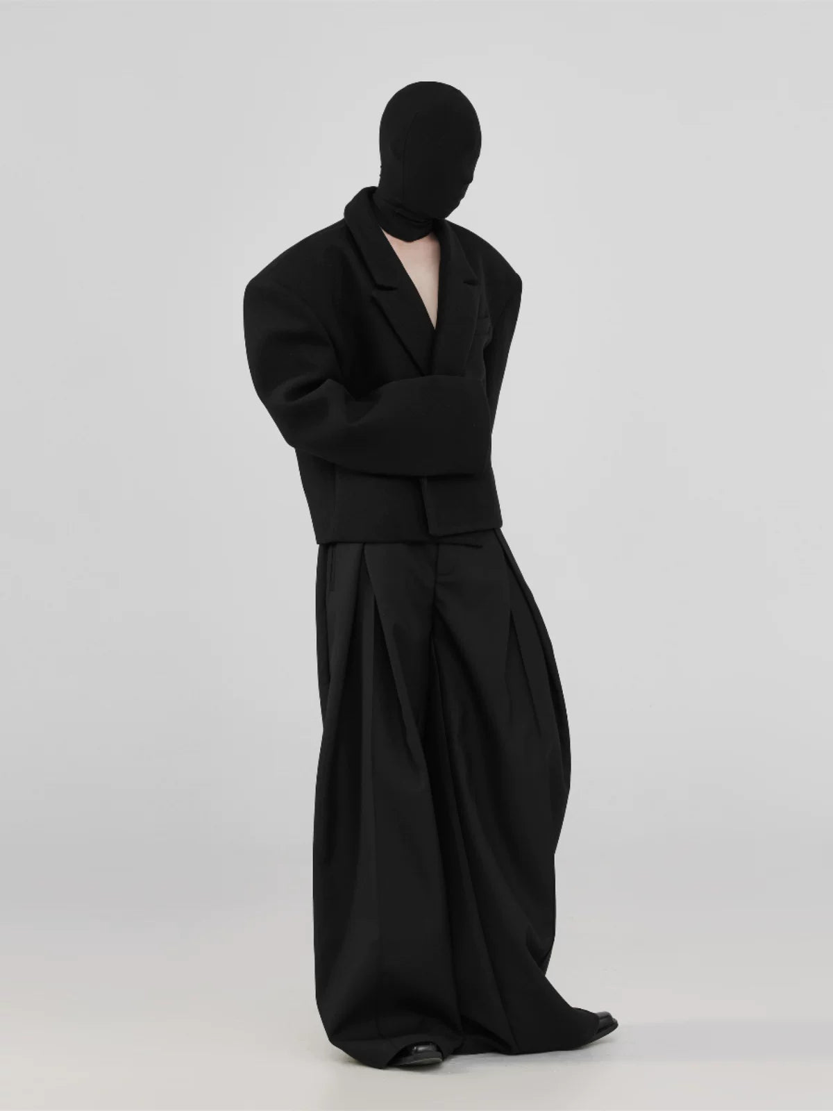 Wrinkle-Free Pleated Loose Wide Leg Pants