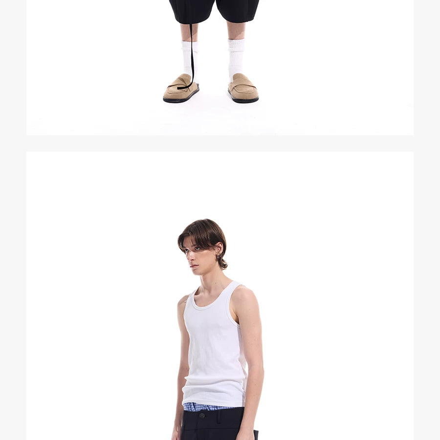 Cropped Pocketed Sashed Curved Hem Shorts