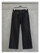 Baggy 15 Oz Rigid Black Jeans