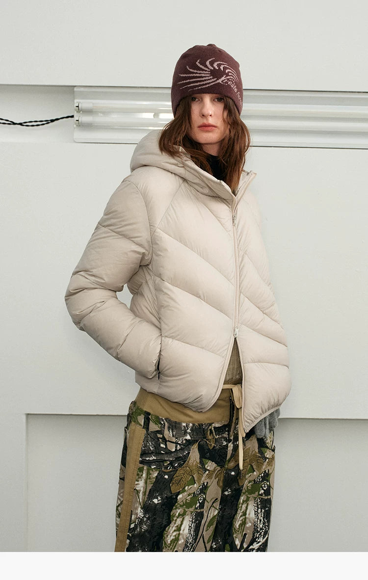 Lightweight Hooded Waterproof Down Jacket