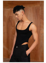 Black Backless Stretchy Shapewear Tank Bodysuits