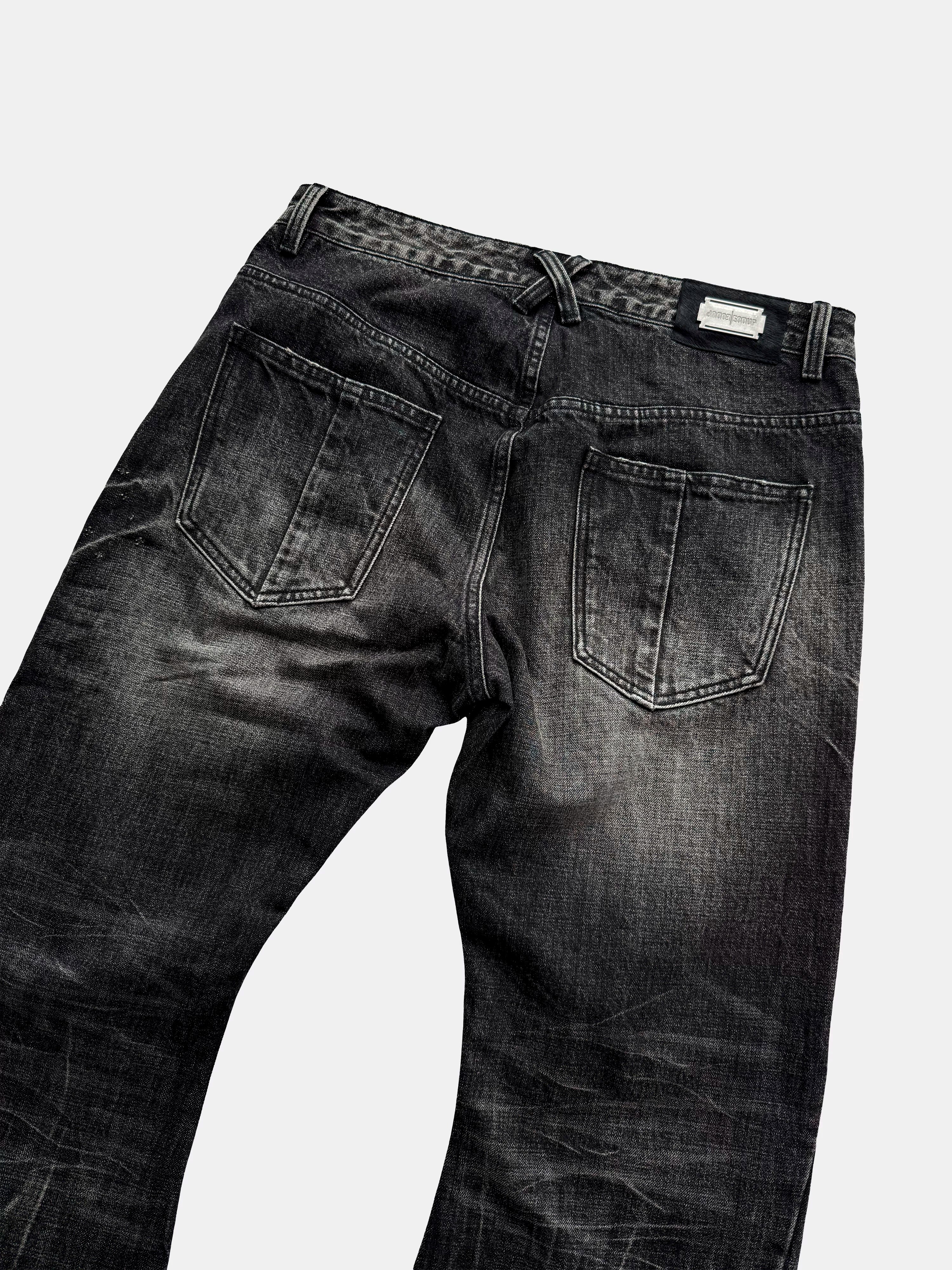 Vintage Dark Wash Curved Jeans