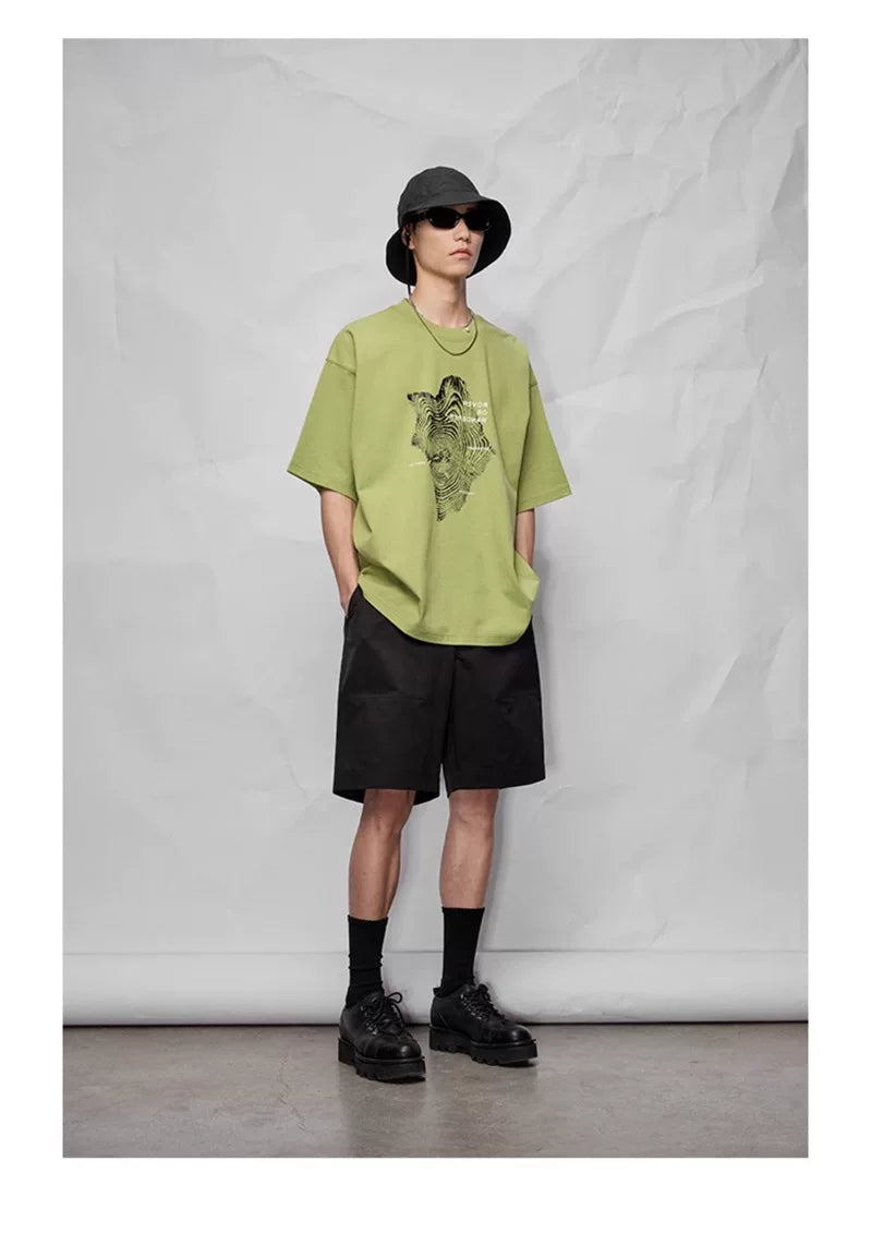 Oversized Graphic Print Tee