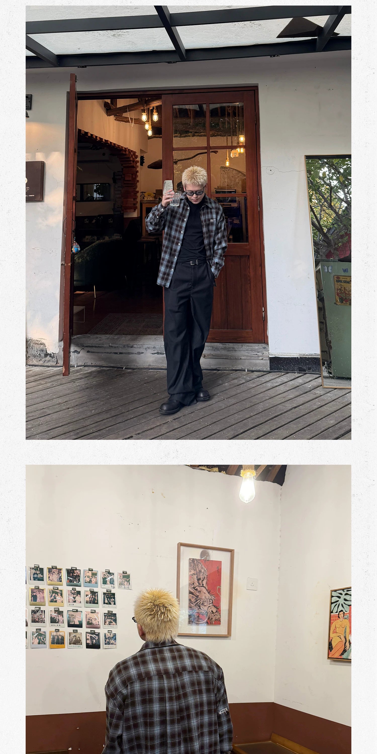 Straight Leg Draped Wrinkle-Free Casual Pants