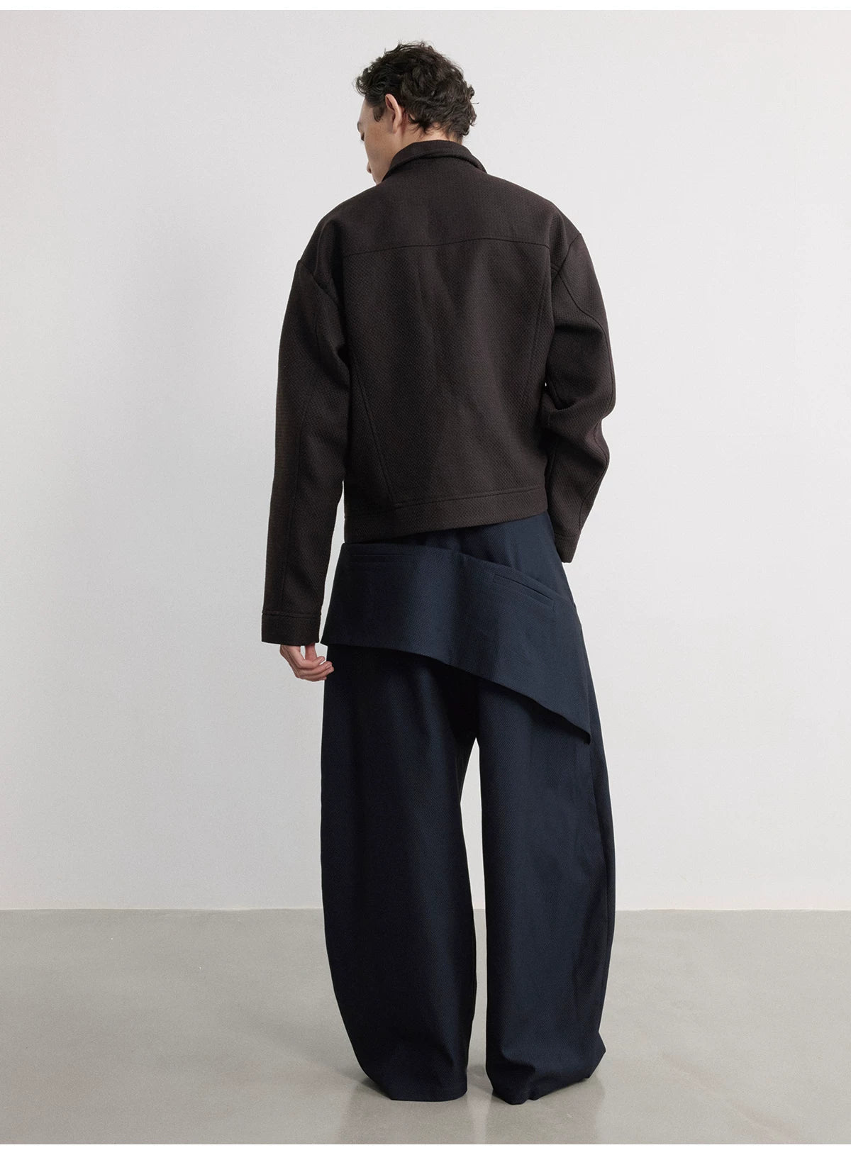 Double Waist Honeycomb Cargo Pants