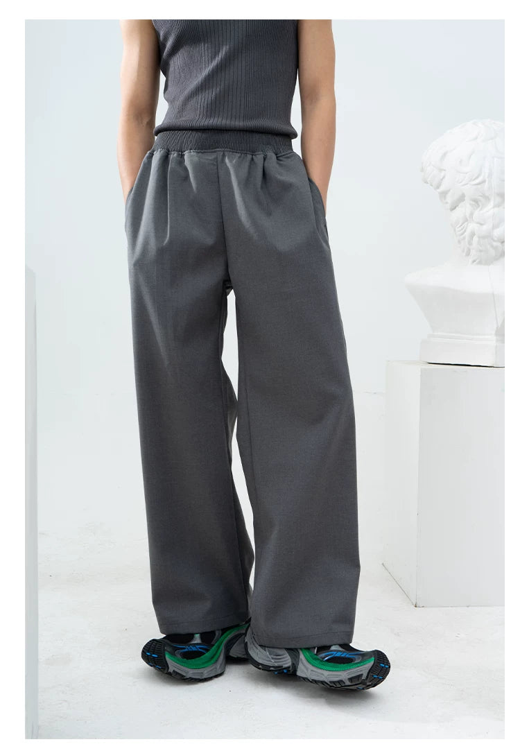 Men's Loose Ribbed Casual Pants