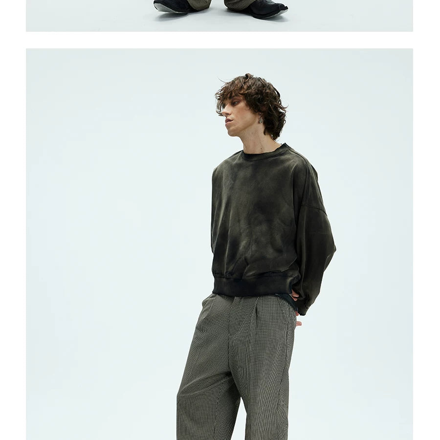 Four Color Baggy Couple Crewneck Sweatshirts