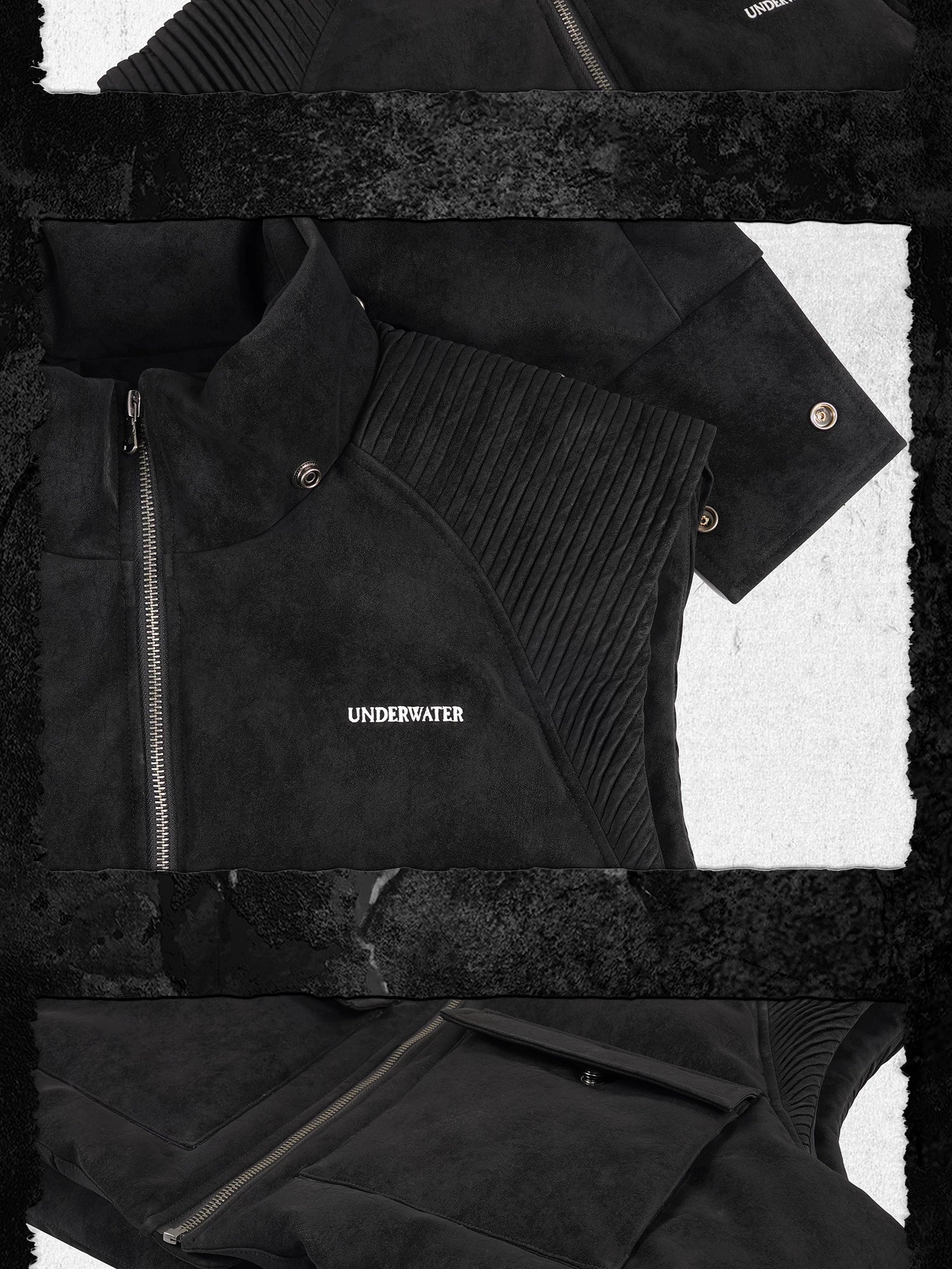 Detachable Devil Horned Down Vest