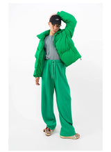 Men's Oversized Green Puffer Jacket