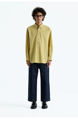 Hand Splashed Washed Straight Cropped Jeans