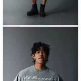 Cleanfit Couple Vintage Long-sleeve Wheat Tees