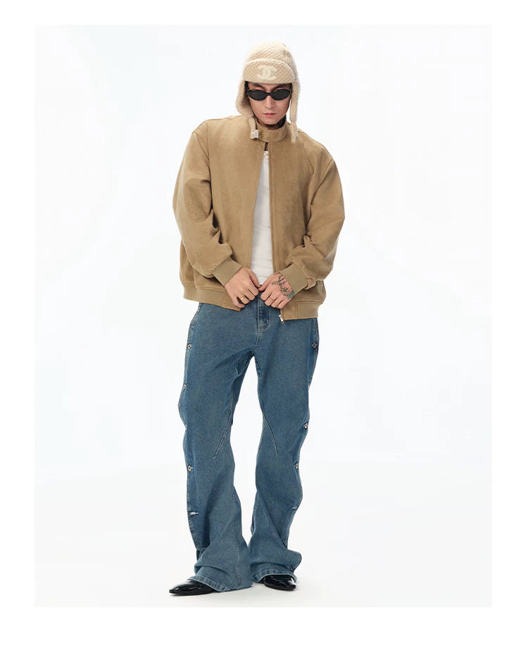 Vintage Suede Harrington Jacket