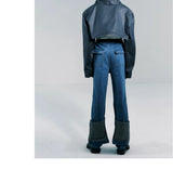 Y2K Cropped Stand Collar Jacket