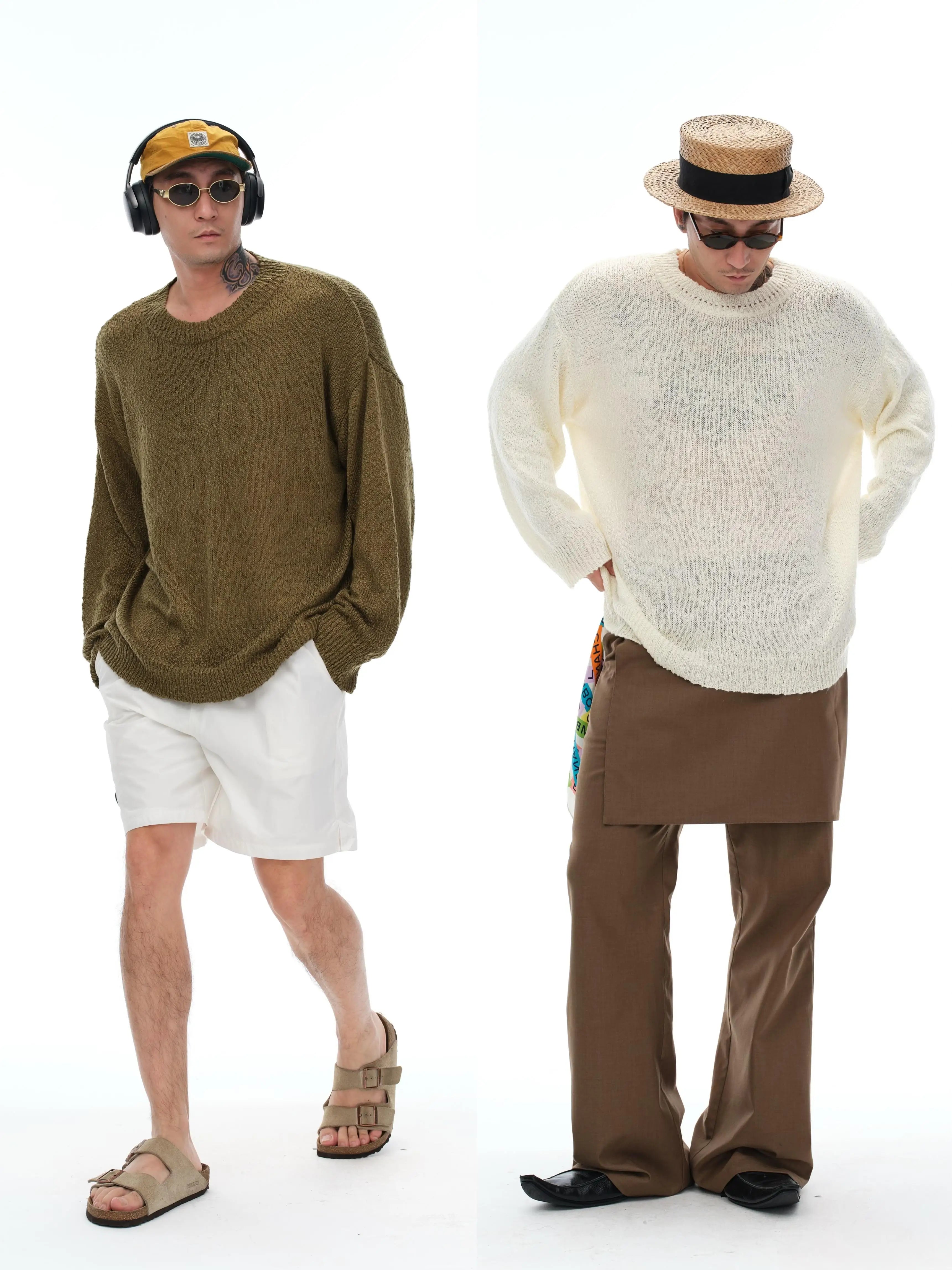 Men's Loose Spring Pullover Sweater