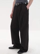 Summer Loose Pleated Tencel Cotton Pants