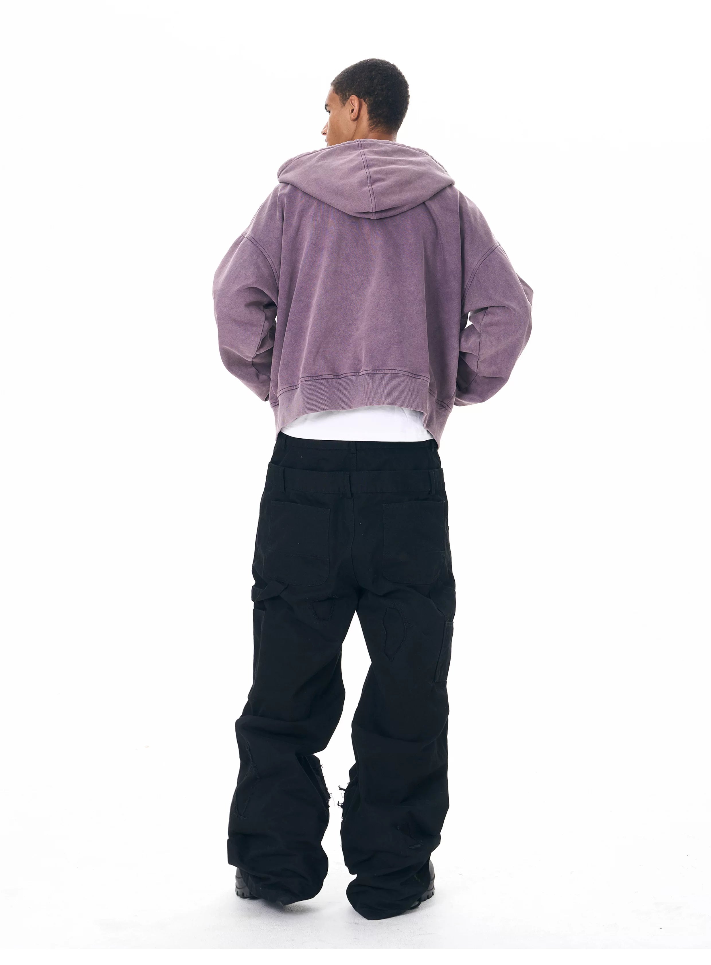 Men's Embroidered Horse Washed Hoodie