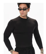 Soft Quick-Dry Fitted Long-Sleeve Top
