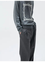 Merino Wool Pleated Elastic Waist Pants