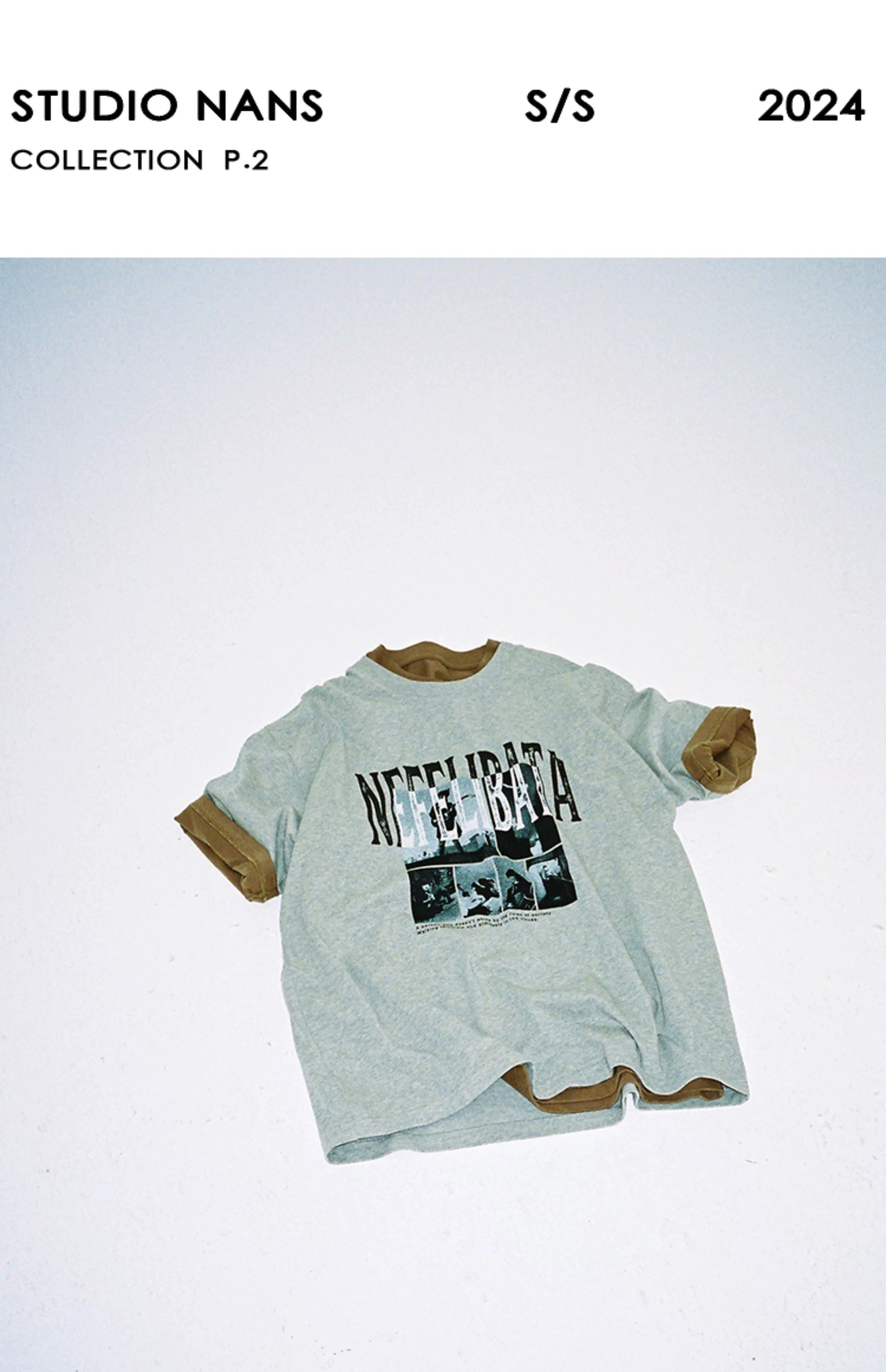 300G Double Yarn Printed Tee