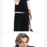 Lightweight Colorblock Two-in-one Three-quarter Sleeve Tee