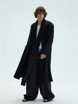 Thick Multi-Wear Hooded Scarf Blazer Coat
