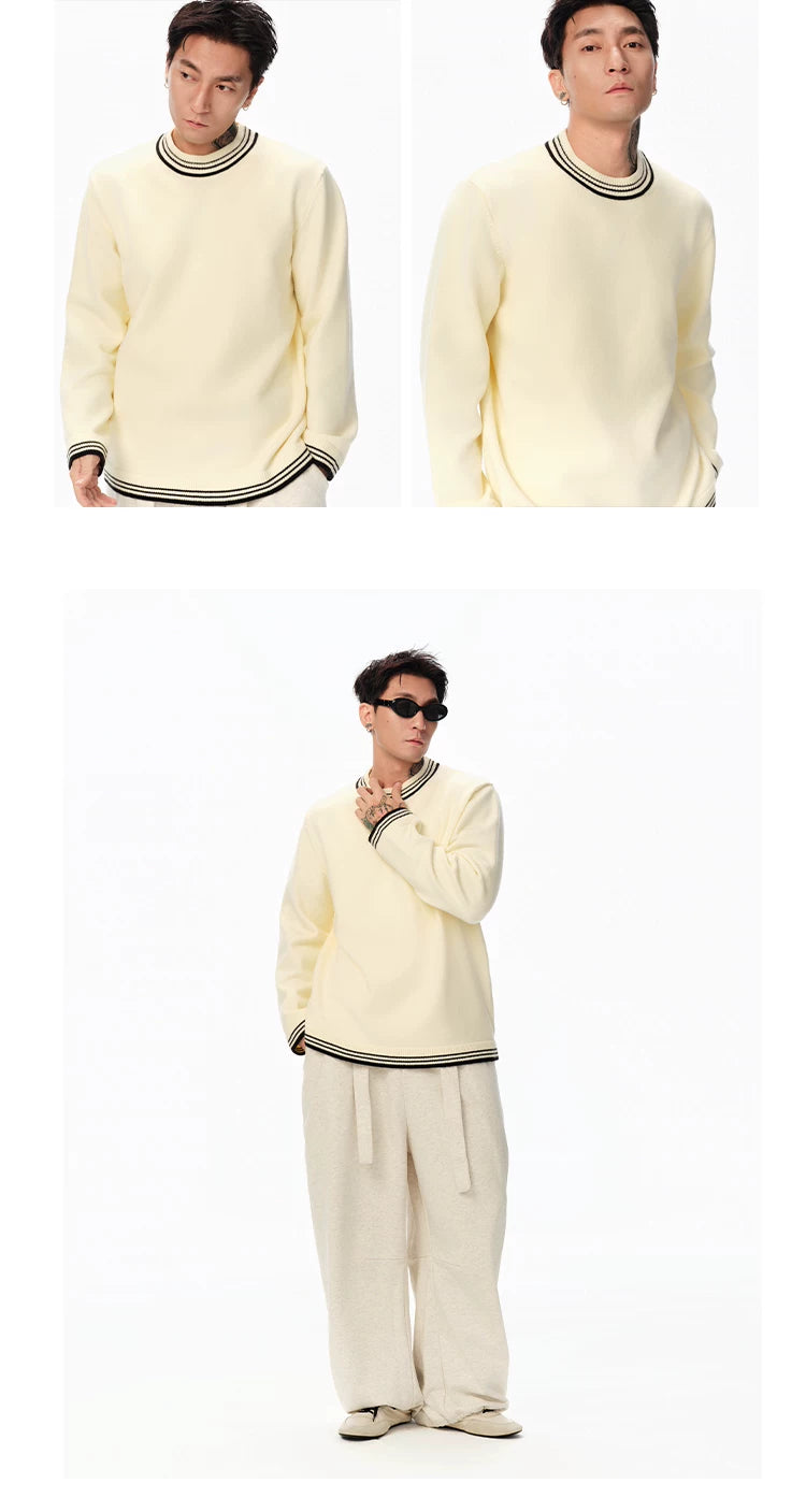 Loose Crew Neck Sweater