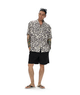 Men's Spotted Cuban Collar Shirt