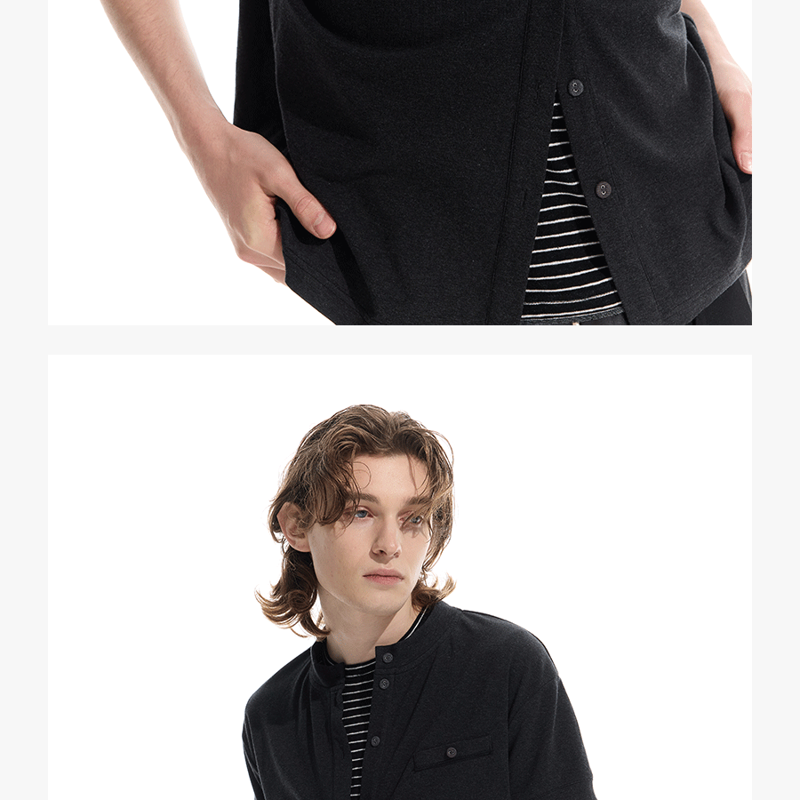 Premium Wool Blend Straight Shoulder Cardigan