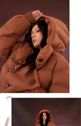 Unisex Y2K Cropped Down Puffer Jacket