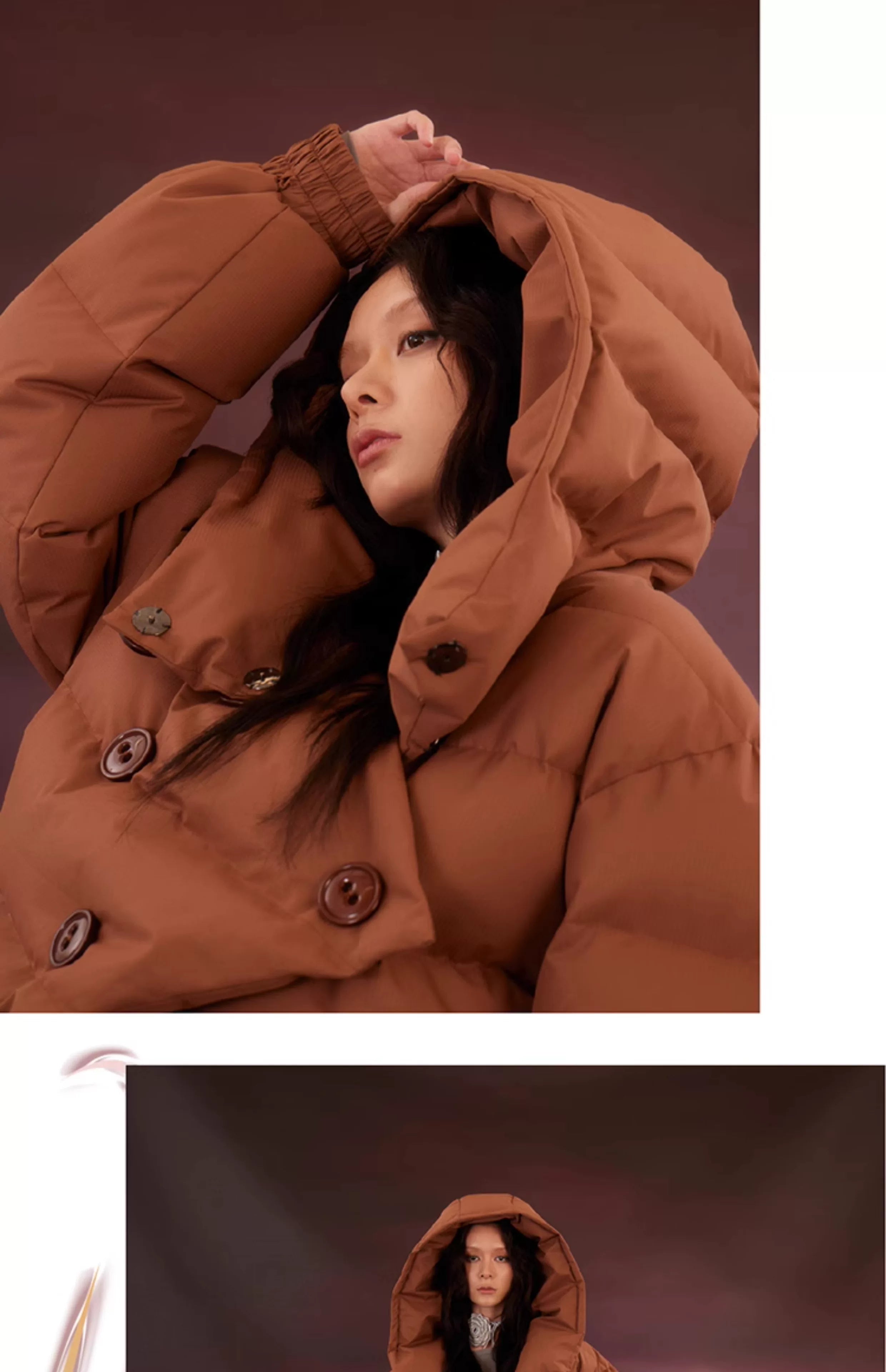 Unisex Y2K Cropped Down Puffer Jacket